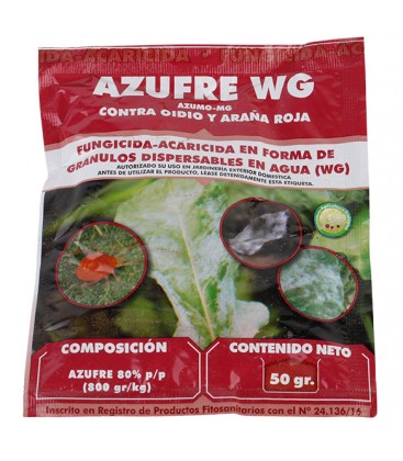 Azufre, fungicida-acaricida ecológico 50 gr de Masso