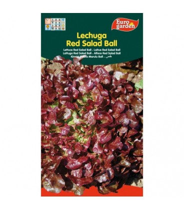 Semillas de Lechuga Red Sald Bowl 5 g de Eurogarden