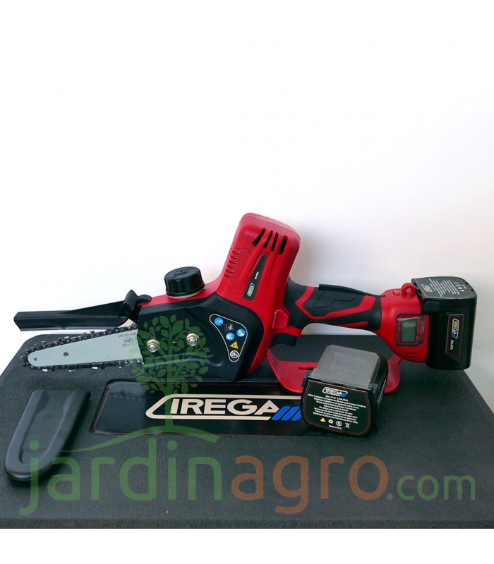 Motosierra a bateria, modelo: IRG - MT 5, de la marca Irega, fácil uso